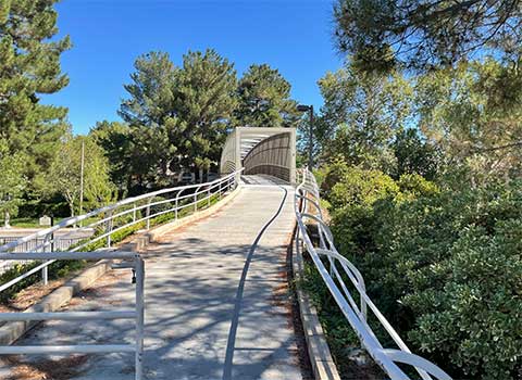 Paseo and Bridge Connects to Santa Fe