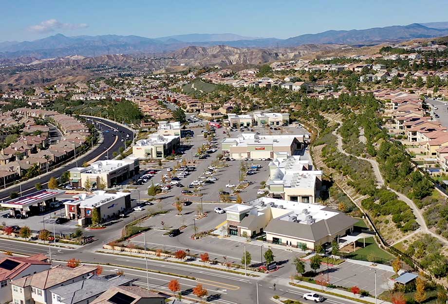 Aerial Shot of Skyline Ranch Plaza