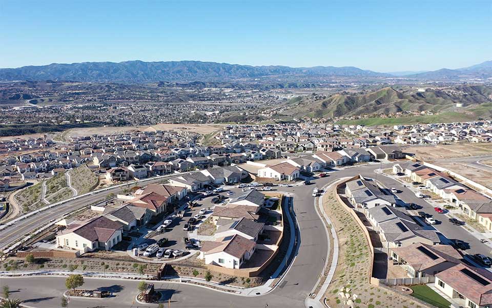 Aerial View of Skyline Ranch in 2023
