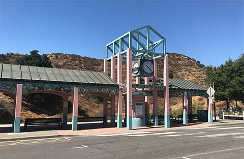 Front of Metrolink Station