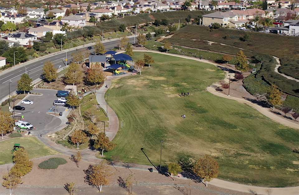 Copperhill Park Aerial View