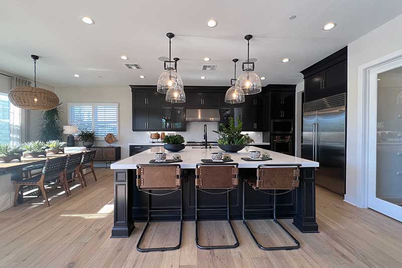 Kitchen and Dining in Skylar Model Home