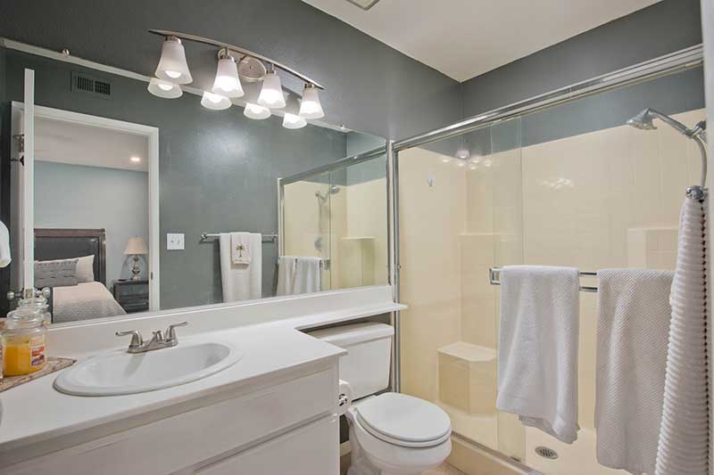 Primary Bathroom at Pueblo Dr Home