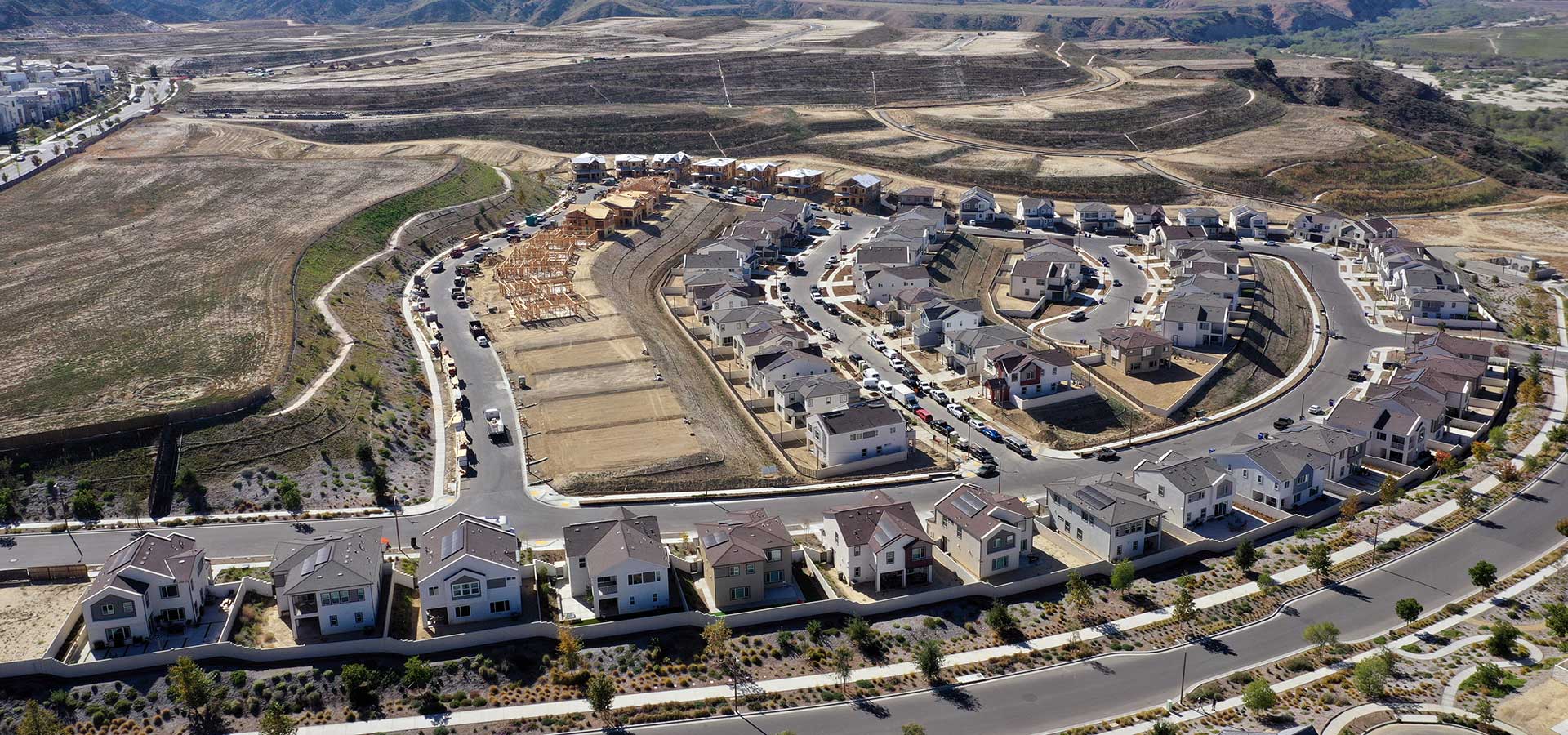 Aerial View of Sage Neighborhood