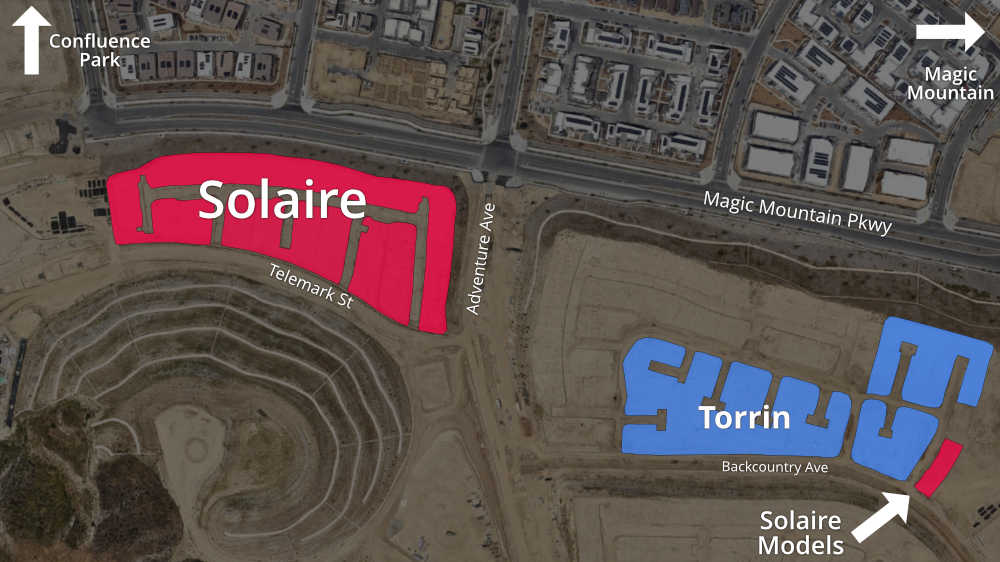 Map of Solaire and Torrin Neighborhoods