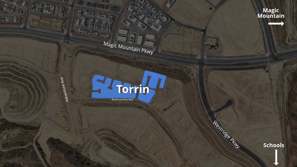 Map of the Torrin Subdivision