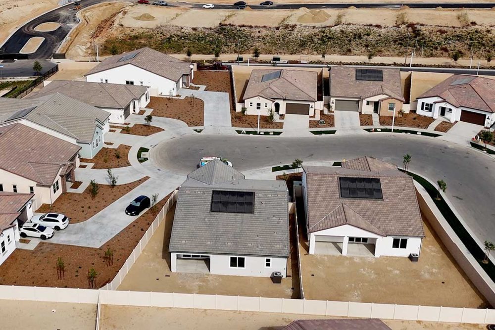 New 55 Plus Homes on Cul De Sac in Valencia CA