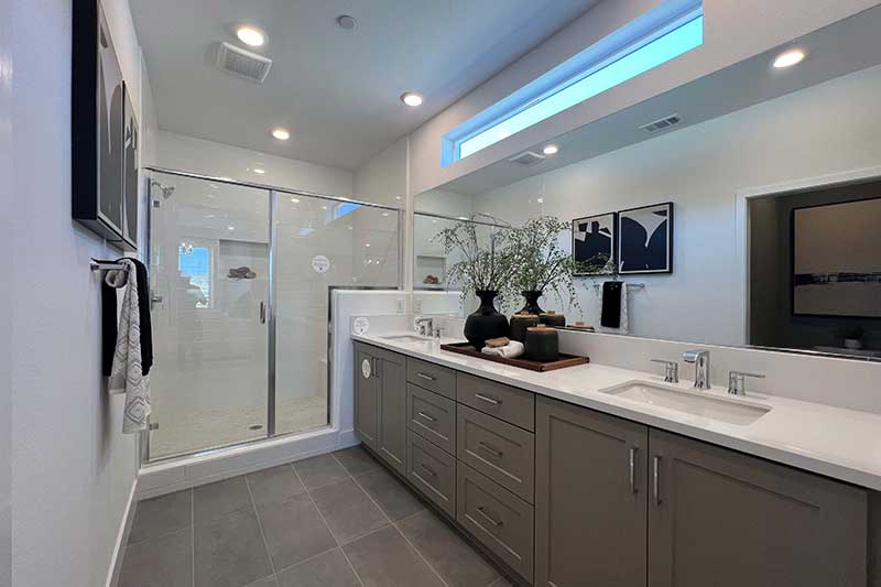 Primary Bathroom With Shower in Solaire