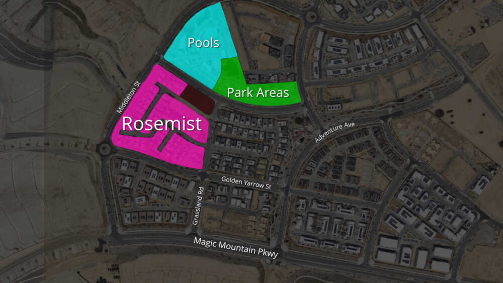 Rosemist Subdivision Map