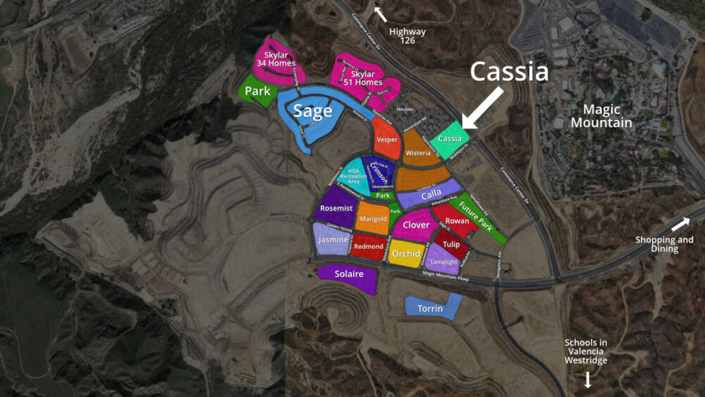 Cassia Neighborhood on the Map