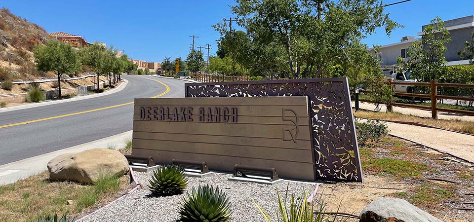 Deerlake Ranch Community Sign