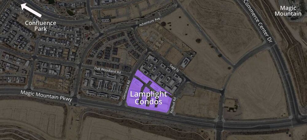 Map of Lamplight Neighborhood
