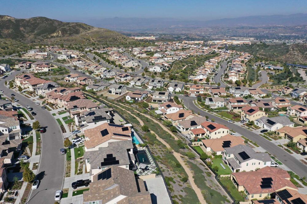 Aerial Facing West of Alento Communty