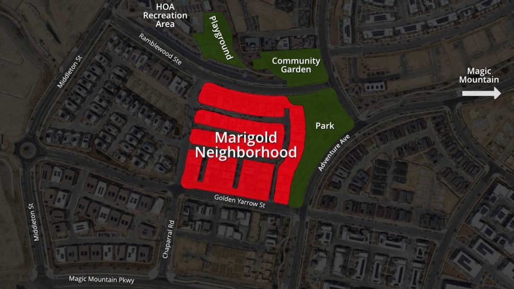 Marigold Neighborhood Map