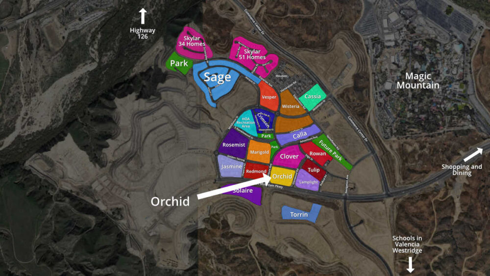 Orchid Subdivision on the Map