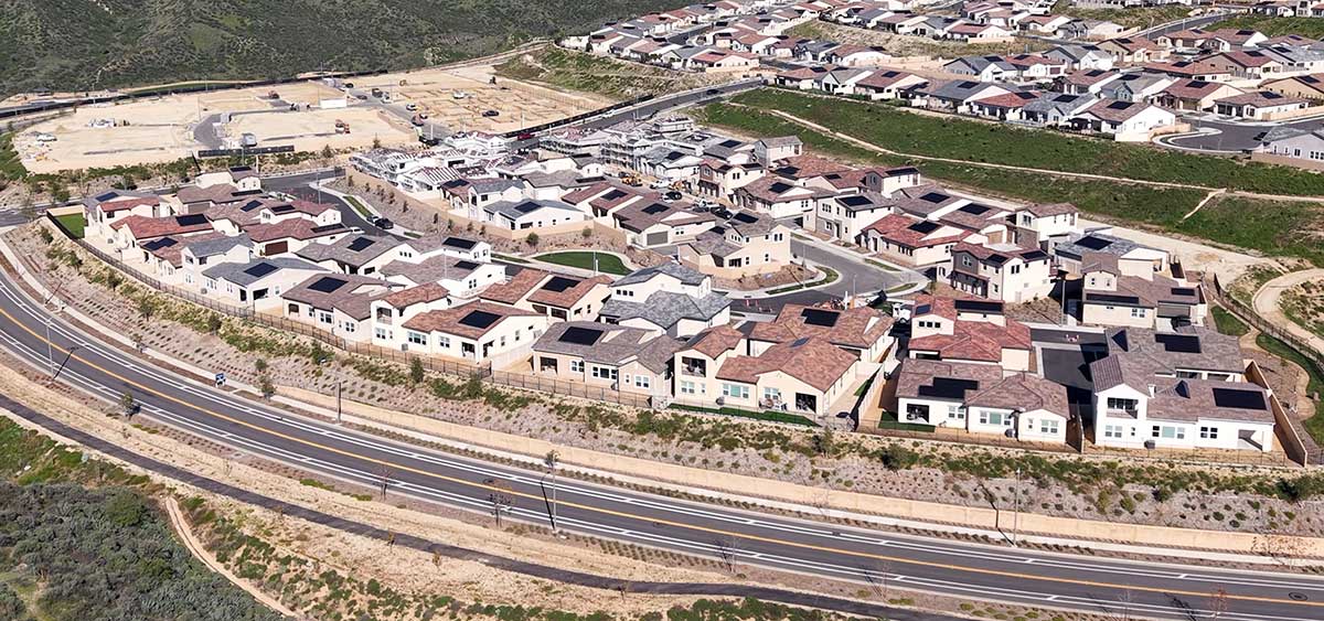 Aerial View of Sierra Bella 55+ Neighborhood in 2026