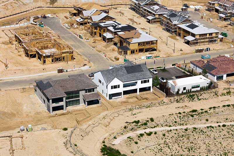 Aerial of Alta Monte Model Homes