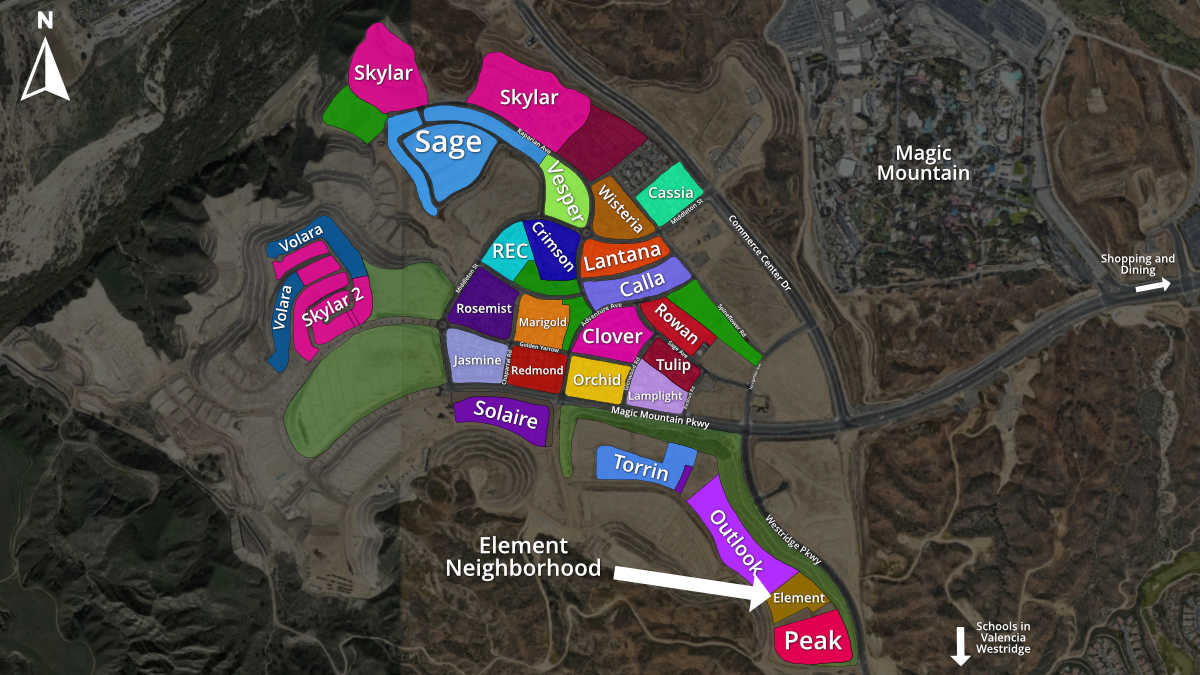 Map of With Arrow to Element Neighborhood