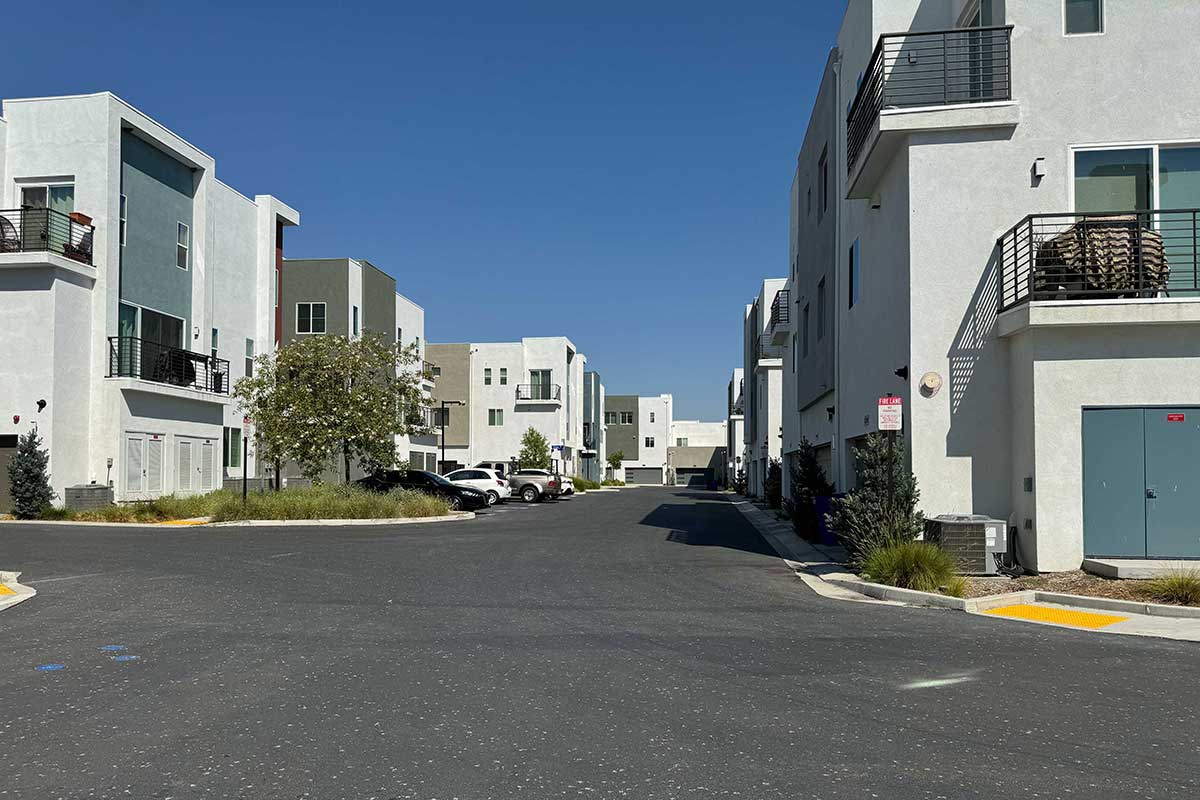 Typical Street in Tulip Neighborhood