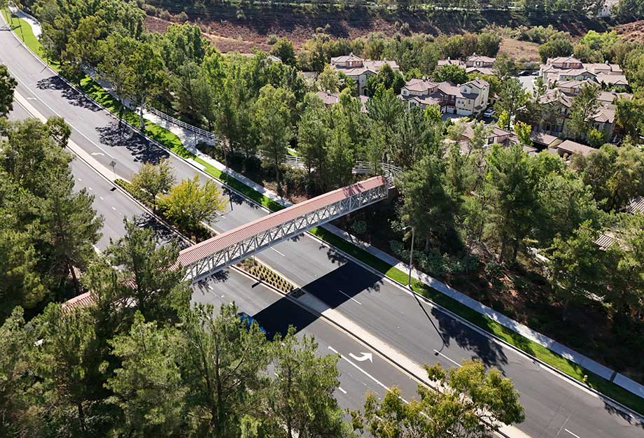 Bridge Over Copper Hill Dr Near Village Walk