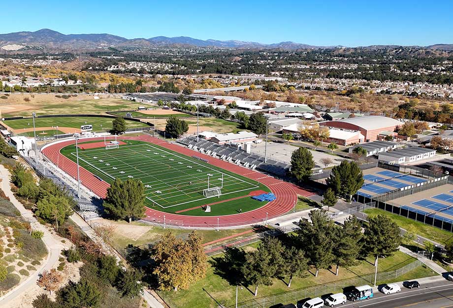 Valencia High School Aerial View