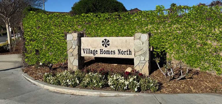 Signage at Village Homes North