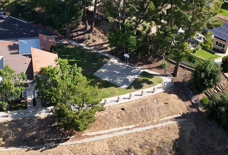 The Terrace Half Basketball Court