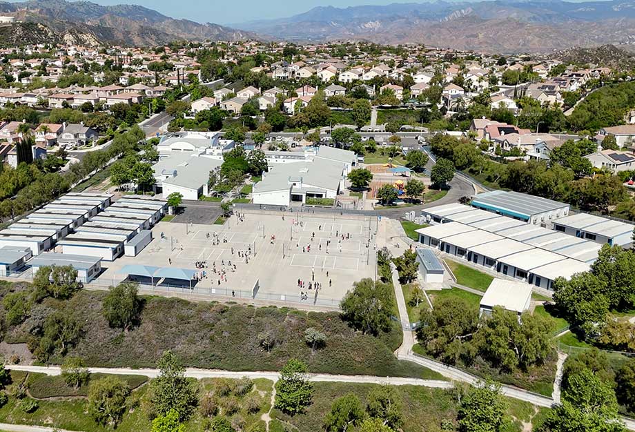 Aerial View of Stevenson Ranch Elementary