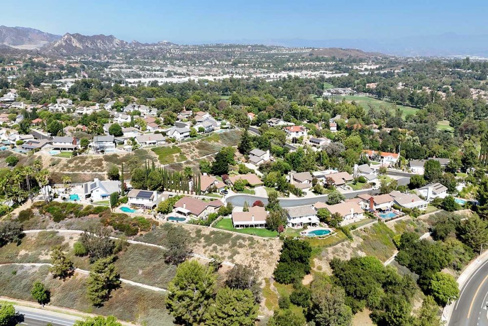 Aerial View of Vista Ridge Looking North