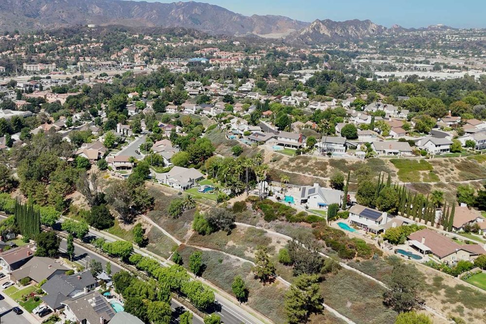 Aerial View of Vista Ridge Looking South