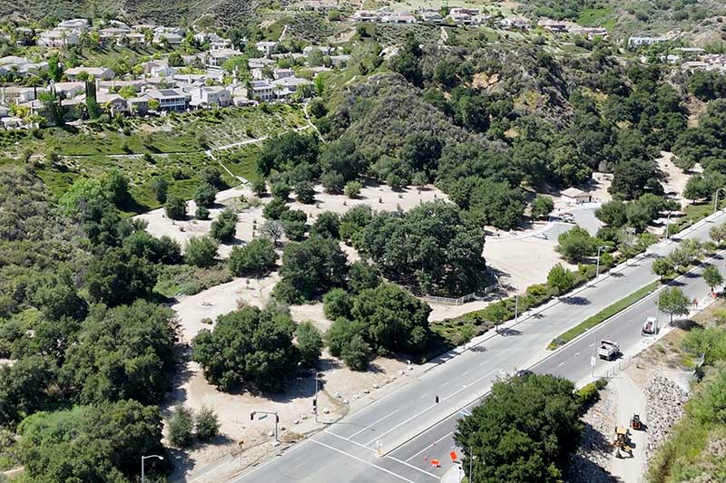 Aerial of Pico Canyon Park