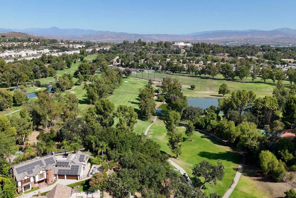 View of Vista Valencia Golf Course from Vista Ridge