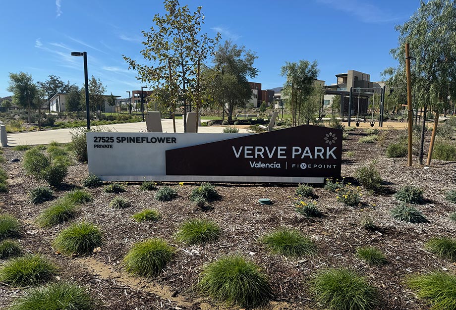 Verve Park Signage