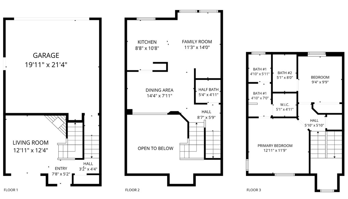 3 Floor Plans for 28254 Canterbury Court