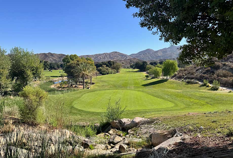 The Greens Behind Sand Canyon Country Club Clubhouse