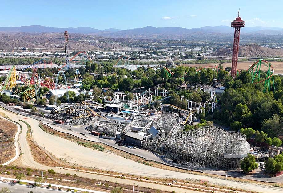 Aieral of Magic Mountain in Santa Clarita