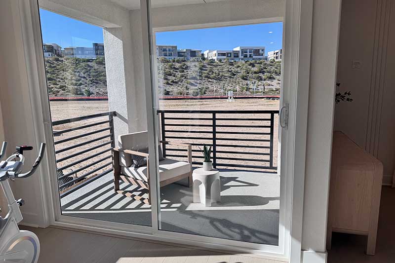 Balcony off Primary Bedroom in the Sapphire Model Homes