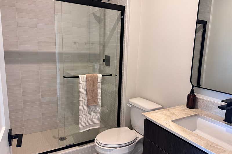 Downstairs Bathroom in Pelona Hills Model 3BR