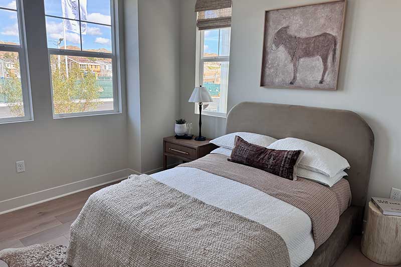 Downstairs Bedroom in Pelona Hills Model 3BR