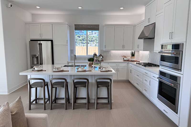 Kitchen in the Sapphire Model Homes