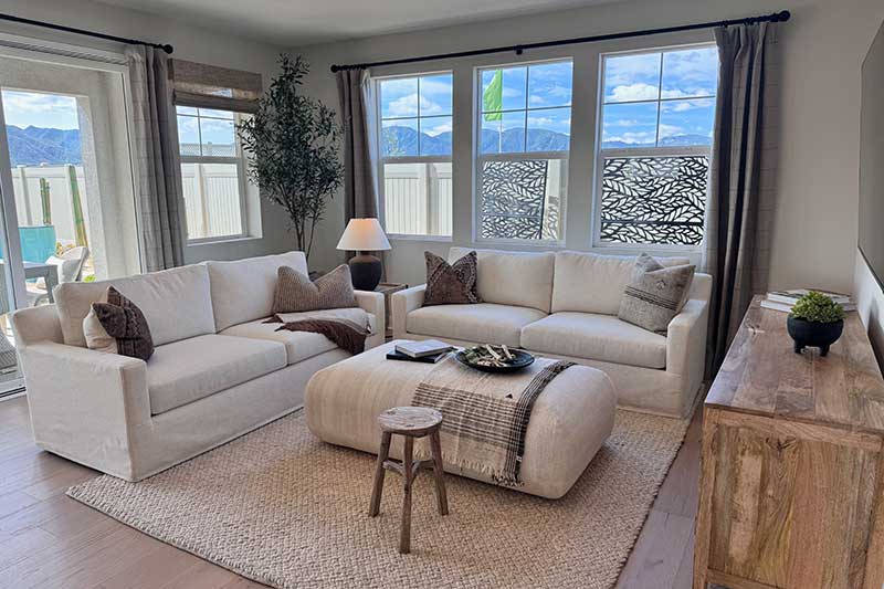 Living Room in Pelona Hills Model 3BR