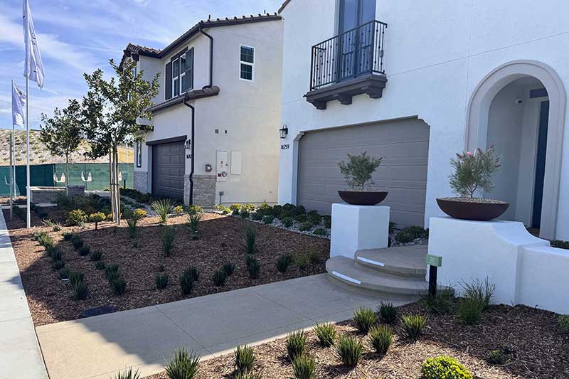 New Landscaping at Pelona Hills Model Homes