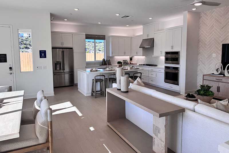 Open Living Space in the Sapphire Model Homes