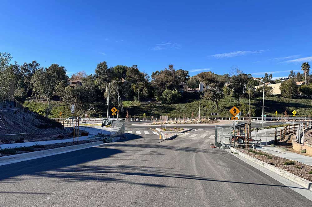 Street Entering Pelona Hills