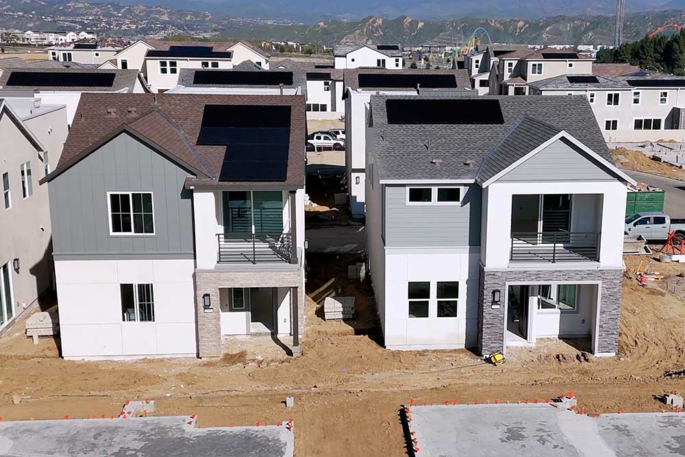 Two Nearly Finished Sapphire Homes in Valencia CA