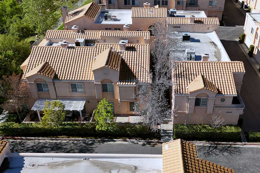 Aerial Shot of Two Townhomes in Diamond Head