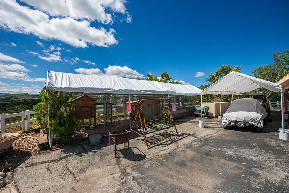 Chickencoops at 30602 Hasley Canyon Road