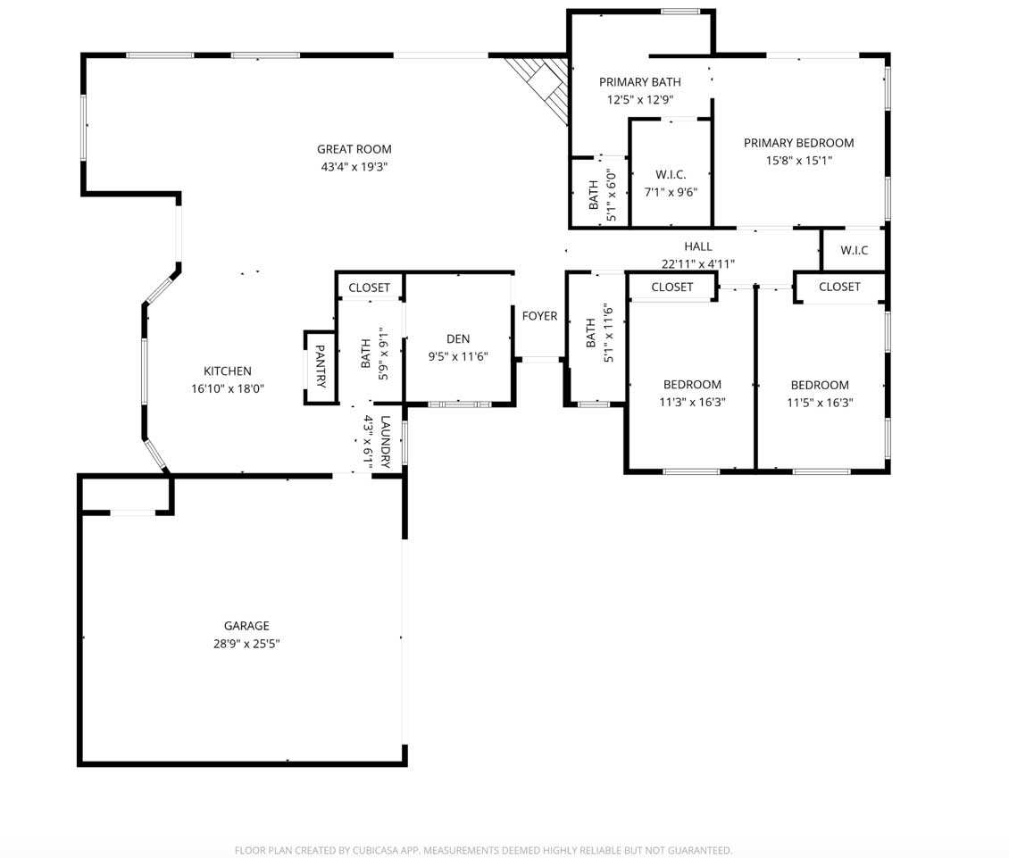 Enlarged Floor Plan Hasley Canyon Road