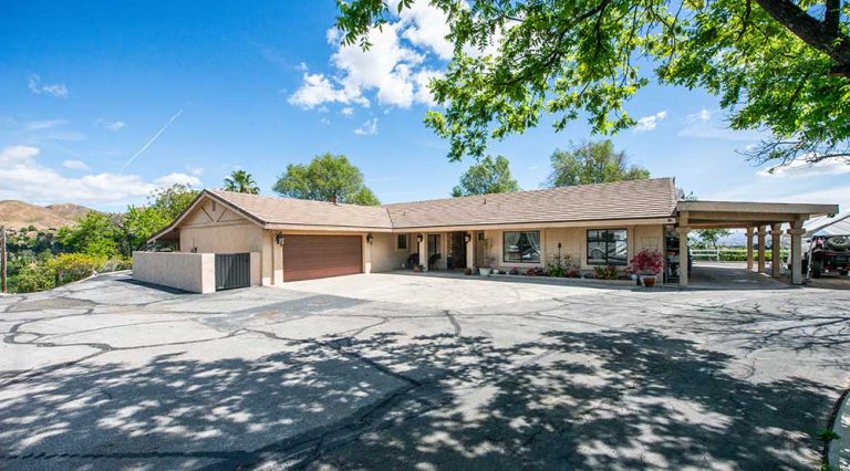 Front Exterior of Home at 30602 Hasley Canyon Road