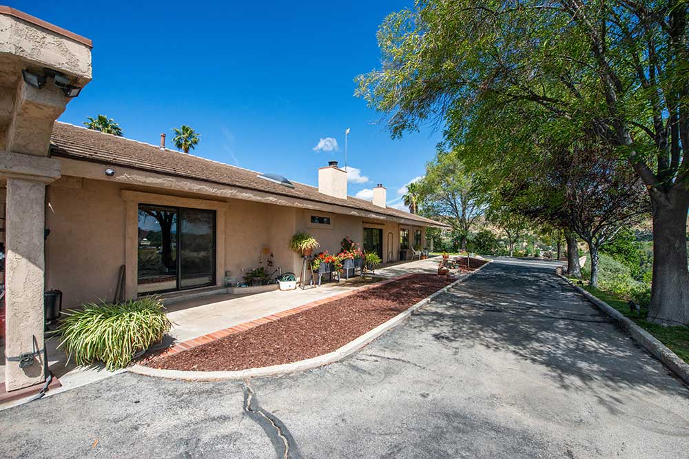 Rear Patio at 30602 Hasley Canyon Road